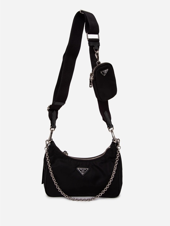 Prada Handbags - Prada Re-Edition 2005 Re-Nylon Crossbody Bag Black